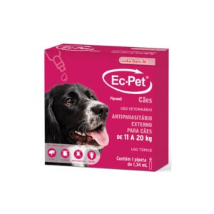Antipulgas e Carrapaticida Ec-Pet Chemitec para Cães de 11 a 20kg