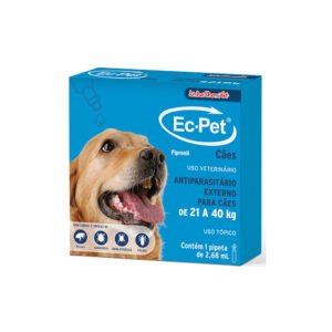 Antipulgas e Carrapaticida Ec-Pet Chemitec para Cães de 21 a 40kg