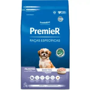 Premier - Ração Raças Específicas Shih Tzu para Cães Filhotes - 2,5kg Premier Pet Filhotes